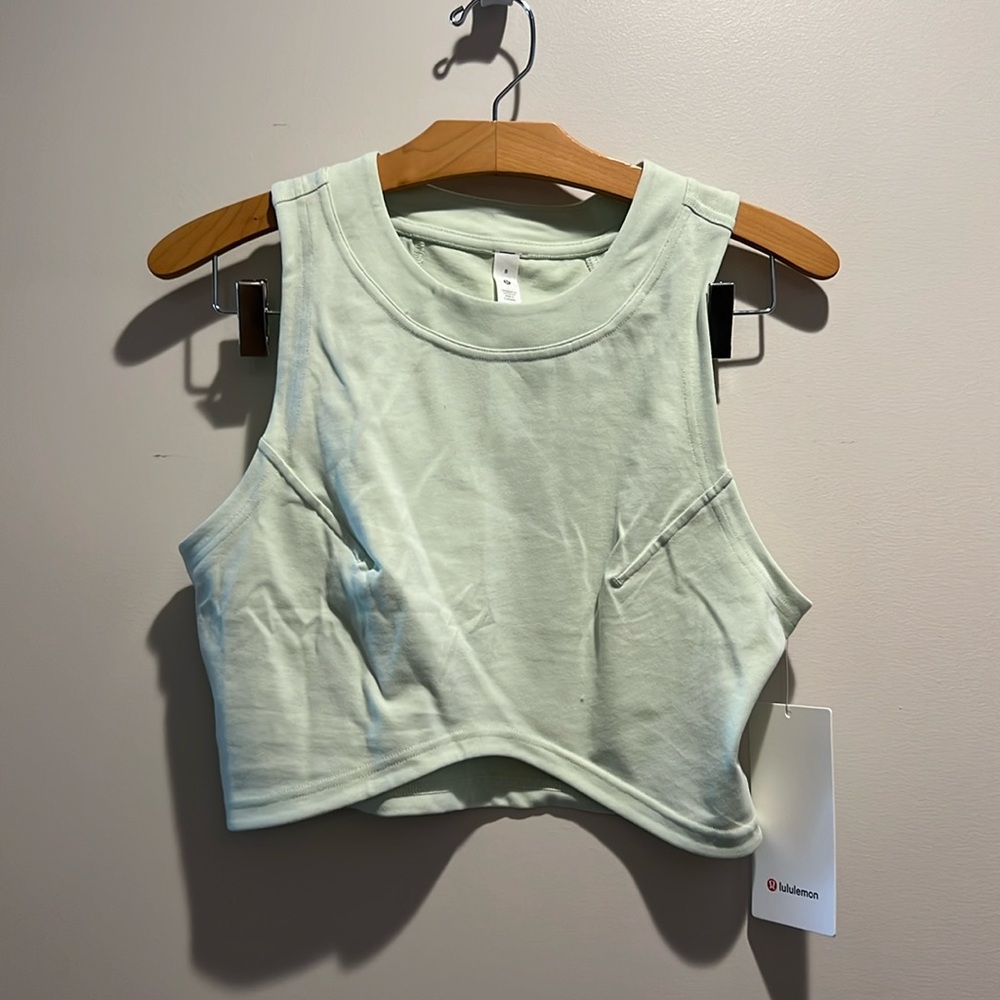 Lululemon heavyweight cotton cropped tank